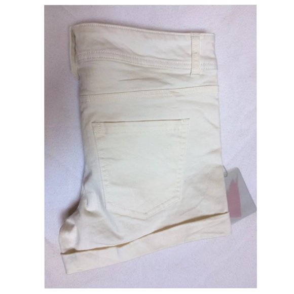 Forever 21 Denim Jean Shorts Size S White - Picture 5 of 5